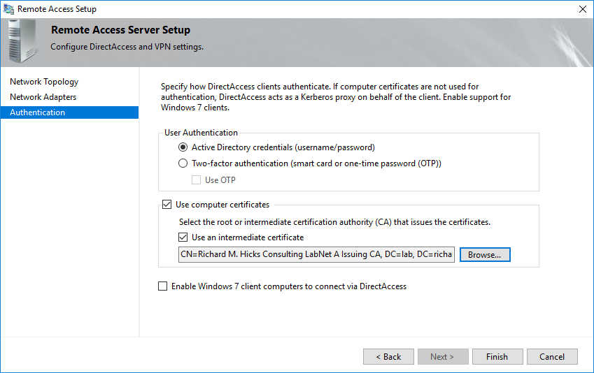 Always On VPN and the Future of Microsoft DirectAccess Richard M