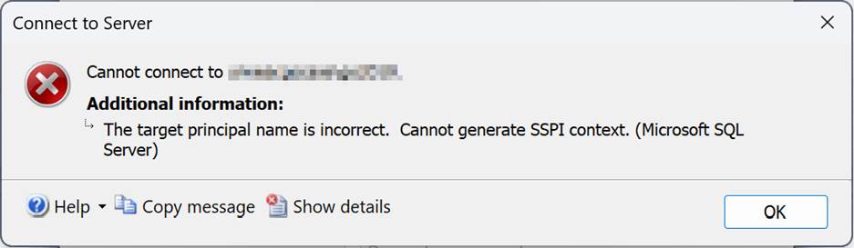 Always On VPN and SQL Target Principal Name Incorrect | Richard M ...
