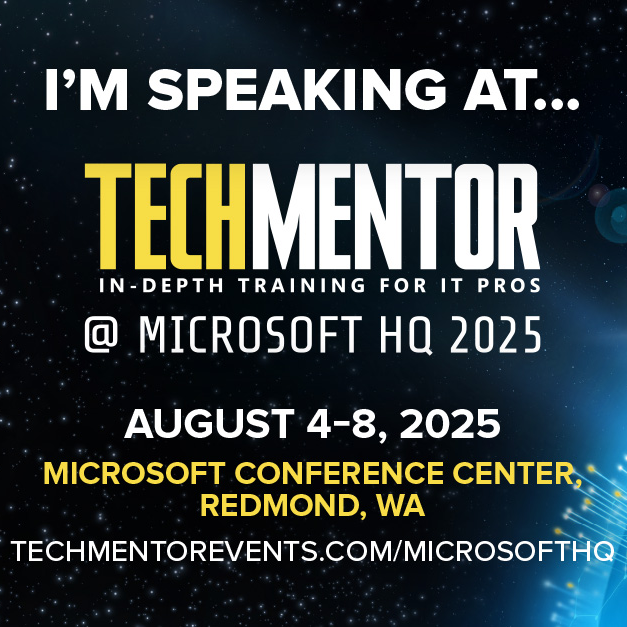 Techmentor IT Pro Training Microsoft HQ 2025